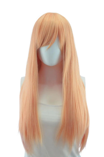 Cosplay Nyx Autumn Orange Long Straight Wig 28 Inches Long Straight wigs for Women Universal Cartoon Cosplay Wig Z80-8peachblone 24inches 1pc
