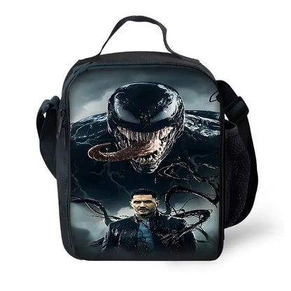 Marvels V-venoms Child School Backpack with Lunch Bags ,Pencil Bags ,School Bags for Boys Girls Best Gift XHOO1-KB-102-A3