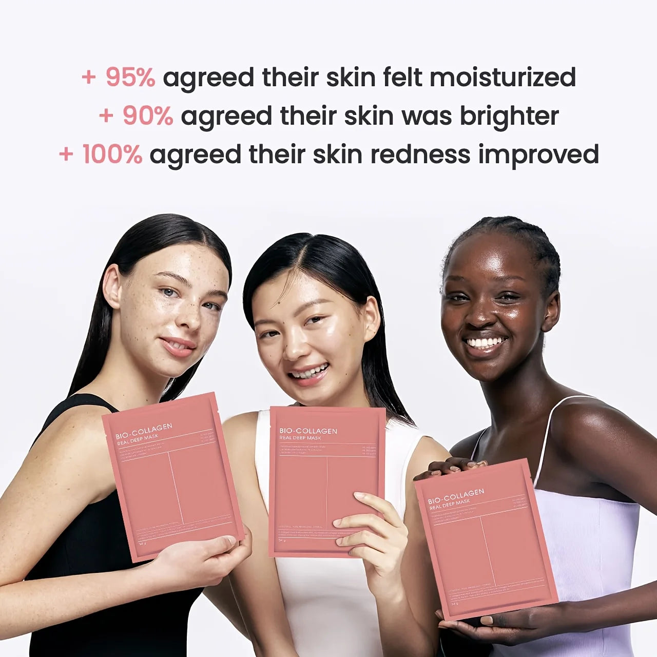 4/8PCS Bio Collagen Face Mask Shrink Pores Deep Hydrating Overnight Mask Moisturizing Refreshing Brightening Face Skin Care