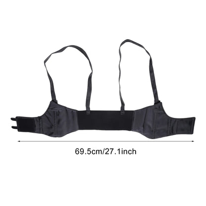 Women's Waist Belt Underbust Corset PU Leather Adjustable Punk Cummerbund Corset Wide Belts Dress Costume Waistband Cincher 1PC Black