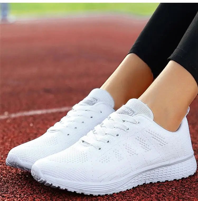 Fashion 2025 New Women's Sneakers Platform Shoes Woman Plus Size Casual Sneaker Woman Lace Up Female Sneakers Tenis Feminino Badiee Stylez