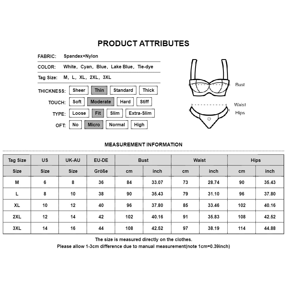 2024 Women's Sexy New Swimsuits Plus Size Printed Beachwear Summer Beach Ladies Casual Fashion Tankini Swim Wear