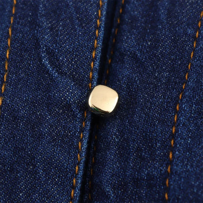 UNIZERA 2025 Women Denim Set Loose Fit Button Down Shirt With Wide Leg Pants Fashionable Casual Wear for Women