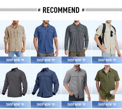 TACVASEN UV Block Fishing Shirts Mens Lightweight Quick Dry Short Sleeve Shirt Breathable Outdoor Hiking Shirt Fishing Shirts