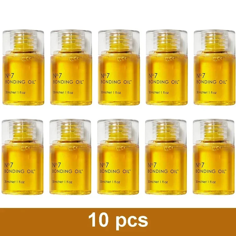 30ml No. 7 Bonding Oil Original Hair Care Repair Damaged Essential Oil Conditioners Increase Shine Softness Color Vibrancy Frizz 10pcs NO7