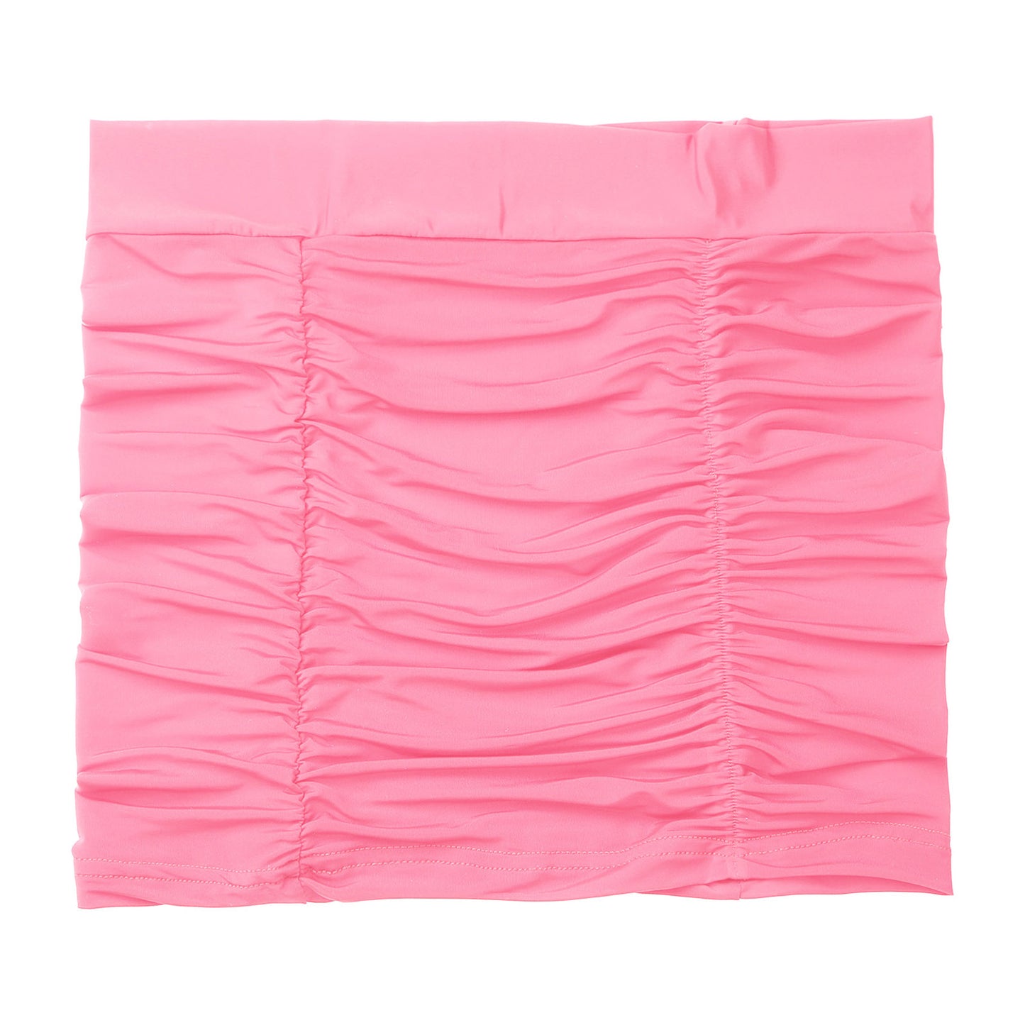 Womens Sexy Bodycon Mini Skirt Ruched Elastic Bands Semi-Sheer Skirt Hip Wrap Lingerie Nightwear Pencil Pole Skirt for Nightclub