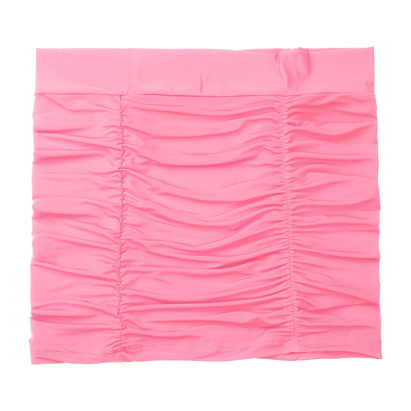 Womens Sexy Bodycon Mini Skirt Ruched Elastic Bands Semi-Sheer Skirt Hip Wrap Lingerie Nightwear Pencil Pole Skirt for Nightclub