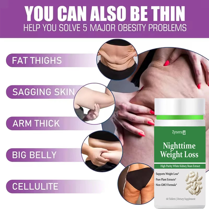 Slimming Pills Fat Burner for Weight Loss Boost Meta-bolism Suppress Appetite Support De-tox Belly Slimming for Men and Women