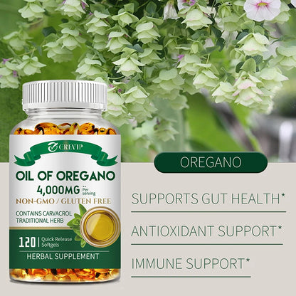 Oil of Oregano - for Digestion, Heart Health, Detoxification and Immune Support