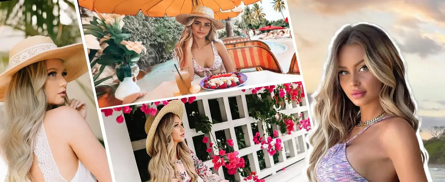 Synthetic Long Lace Wig Matte Silk Ombre Platinum Blonde Wavy Wig for Women 26 Inch Curly Middle Part Extension for Daily