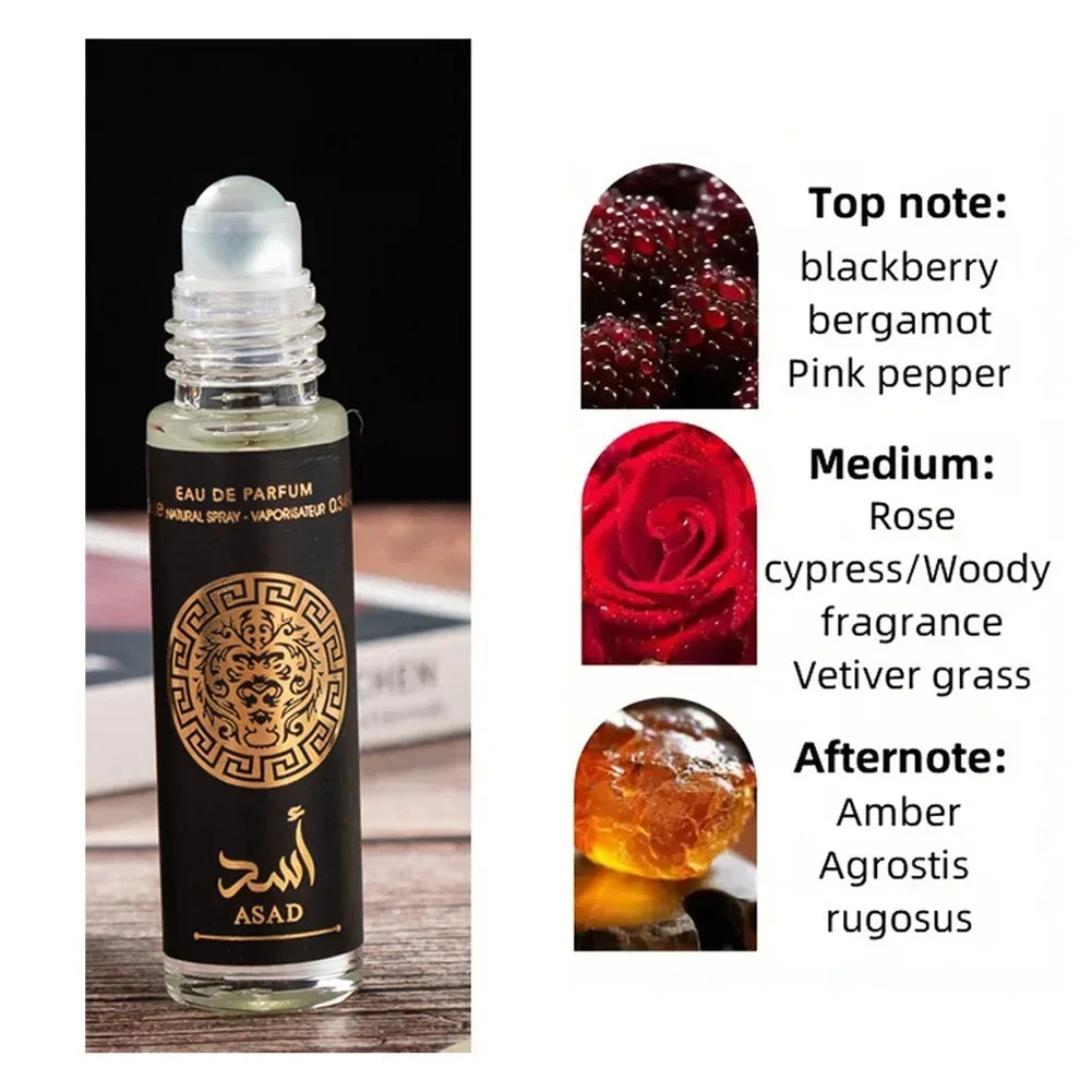 3Pcs Long Lasting Perfume Roller 10ML High Quality Lasting Fragrance Dating Perfume Pheromone Light Fragrance Arabian Perfume - Badiee Stylez