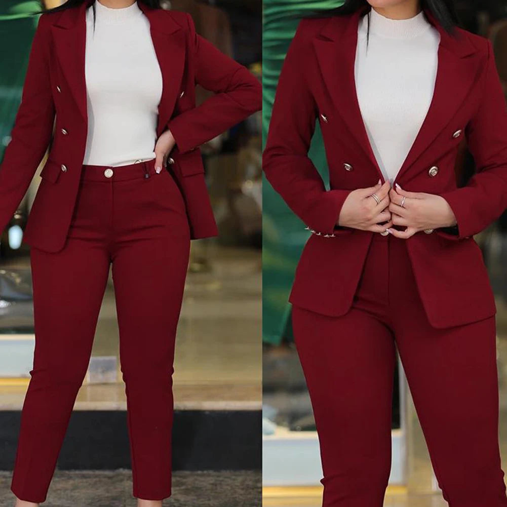 Fashionable Business Look Business Wear Casual Trousers M Orange All Seasons Casual Style Long Sleeve Style New Condition