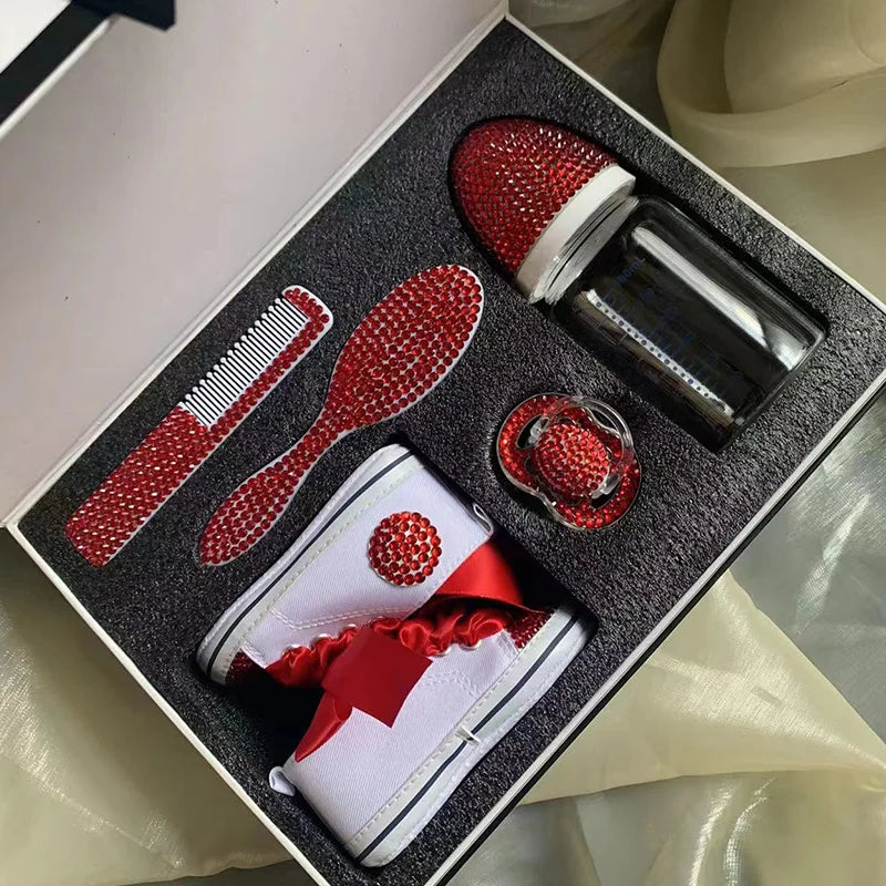 Baby Toddler Shoes Newborn Gift Set With Luxury Gift Box Packaging Badiee Stylez