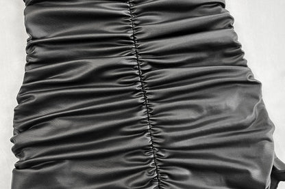 V Neck Sleeveless Ruffled Dress Evening Party Bodycon DressS Elegant Mini Dress for Women Tight DressS Clubwear Vestidos D565