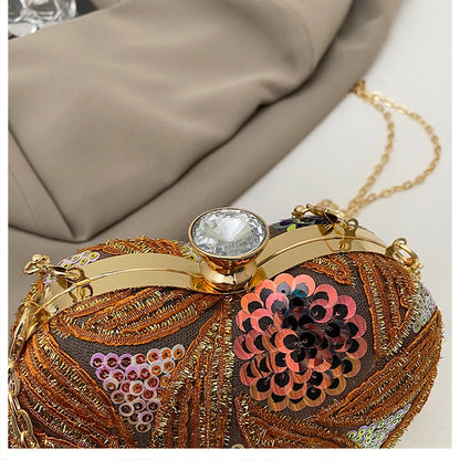 Luxury Gold Clutch Bags for Women 2025 Party Bags Evening Purse Designer Crossbody Bag New in Handbag Ladies hand bag sac femme