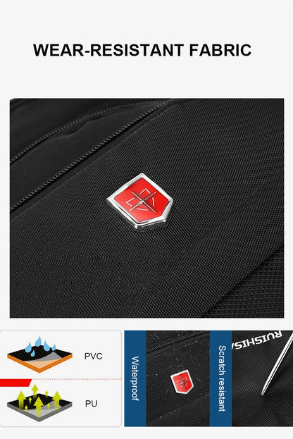 Waterproof 15.6/17.3 Inch Laptop Backpack Men USB Charging Swiss Backpack Travel Women Rucksack Male Vintage School Bag Mochila