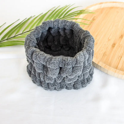 Face Wash Headband Makeup Single Circle Coral Velvet Hair Cover Sports Yoga Hair Accessory For Women G