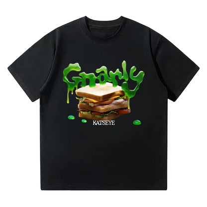 KATSEYE Gnarly T-shirts Fashion Creative Design Men Women Tees Korean Style Kpop Casual Short Sleeve Crewneck Y2K T Shirt