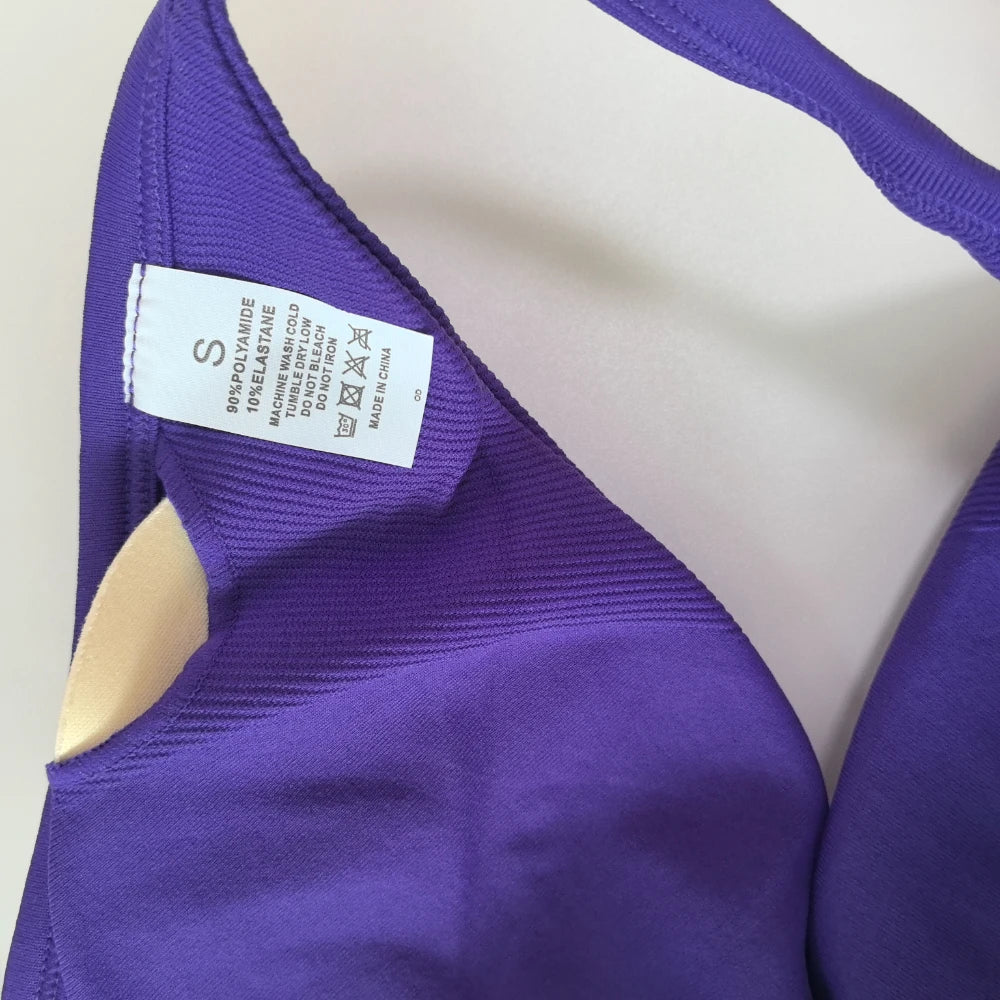 NO LOGO 2PCS Gym Set Women Strappy Yoga Bra Top High Waist Workout Scrunch Shorts Sports Suit Seamless Yoga Set Fitness Clothes Badiee Stylez