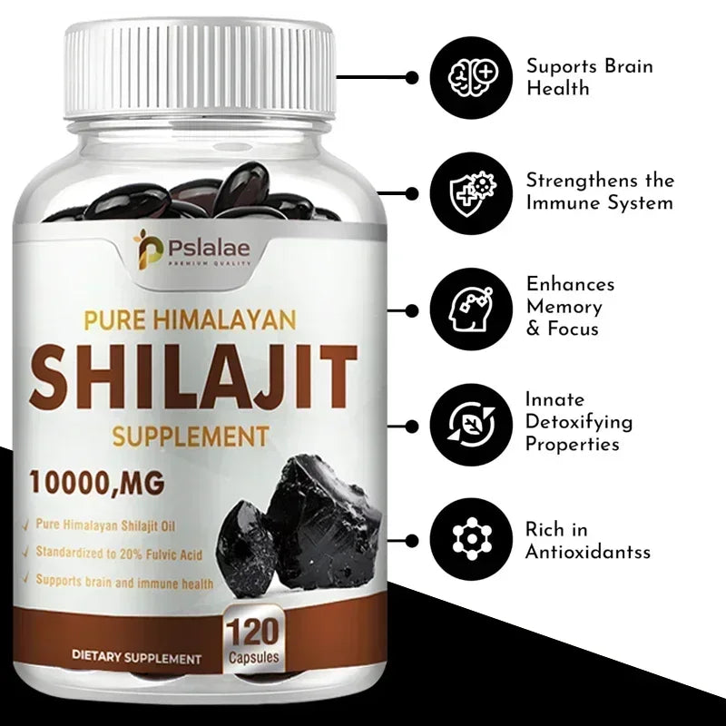 Shilajit Capsules - for Energy, Enhance Men Performance, Muscle Strength, EnduranceSupplement
