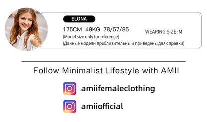 AMII Minimalism Sleeveless Top Women 2024 Summer New Camisole&Vest Office Lady Straight Chiffon Casual Female Clothing 12140330