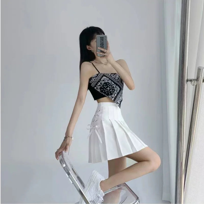 Fashion Clothes Women's College Style Short Skirt Versatile Chic Pleated Skirt High Waist Female Student Small Fresh Mini Skirt Badiee Stylez