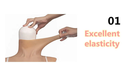 WANTES Crossdress for Men Beginner Fake Silicone Breast Forms Huge Boob A/B/C/D/E/G/H Cup Transgender Drag Queen Shemale Cosplay