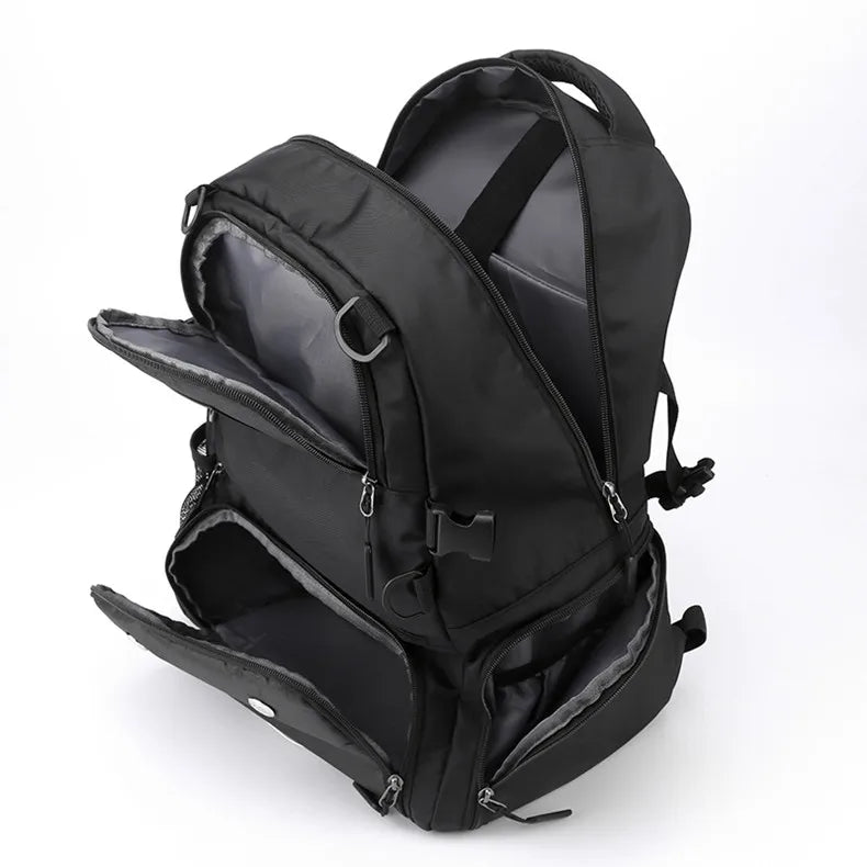 basketball sports backpack with shoe compartment man soccer bag boys football school bag black large capacity school backpack