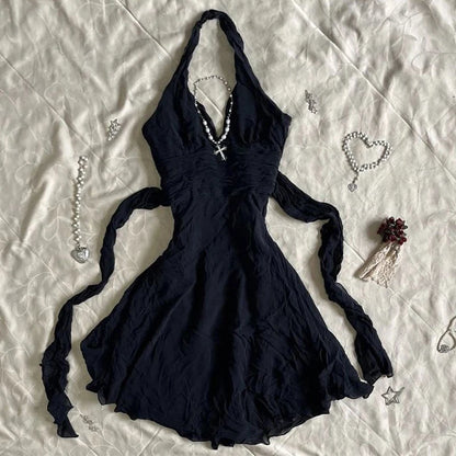 Y2k Clothes White Mini Dress Woman Clothing Gothic Dress Harajuku Party Dresses Graphic Rock Punk Goth Emo Short Women's Summer GRAY