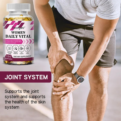 Women's Multivitamin Capsules, Repair Skin, Promote Liver Health, Improve Anemia and Vitamin Deficiency, Boost Energy