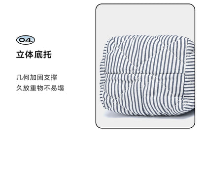 LEE Ladies Cute Design Puffer Bag Casual Soft Small Pink White Quilted Handbag Women Korean Style Down-filled Phone Bucket Bag