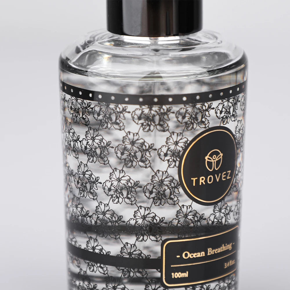 TROVEZ Ocean Breathing 100ml Perfume Elegant Fresh Fragrance Citrus Tone Unisex Perfume Long-lasting Scent Body Spray Scent Gift - Badiee Stylez