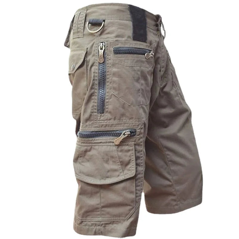 2025 New Men's Tactical Shorts With Multi Pockets, Casual Durable Waterproof Cargo Shorts For Outdoor Hiking Trekking Badiee Stylez