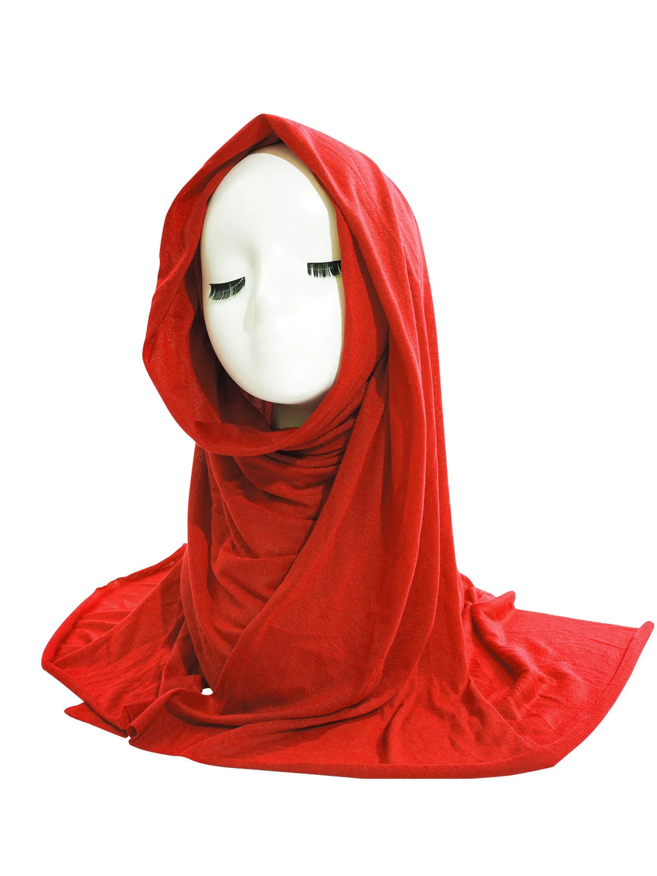 Hot selling stretch jersey turban african headband solid color super soft extra long breathable headband for women