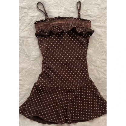 Y2K Dress Frock Hip Hop Grunge Goth Streetwear High street Pleated skirt Kawaii Unique Summer Cool Chic Dark style Jersey dress Zong