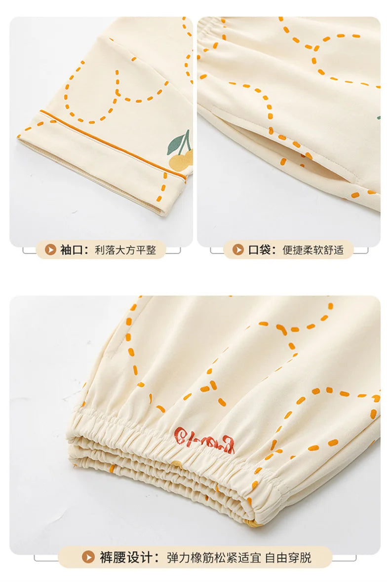 Summer 100% Cotton Women's Pajamas With Padded Bra Sweet Princess Cartoon Comfortable Short Sleeve Shorts Pajama Sets