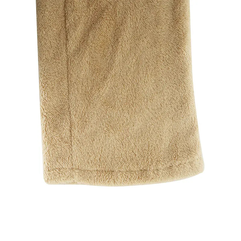 Women's New Trousers Autumn Winter Streetwear Fashion Drawstring Casual Slim Pants Solid Versatile Warm Trousers Female Clothing