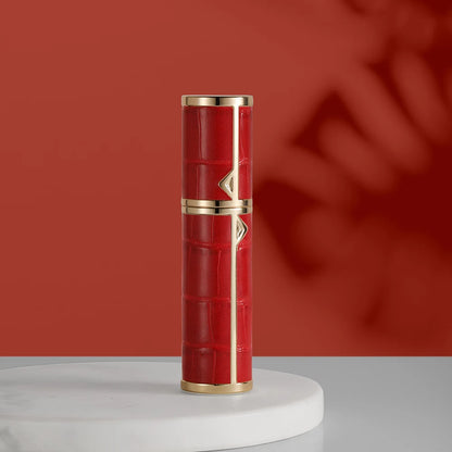 Louischanzl Perfume Atomizer Portable Liquid Cosmetics Containers Traveling 5ml Alcochol Perfume Refillable Bottles Empty Spray red 5ml