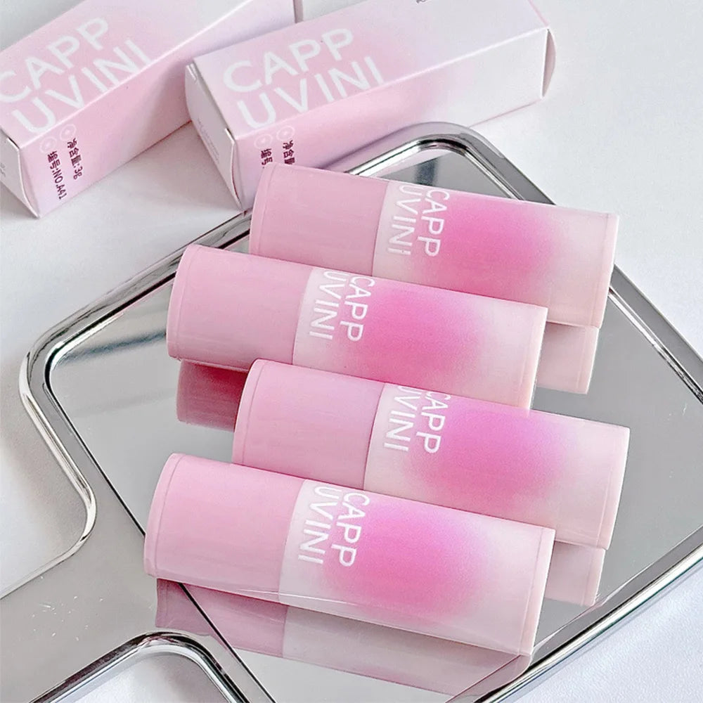 CAPPUVINI Blush Stick Soft Face Brightening Contouring Shadow Blusher Powder Peach Pinkish Cheek Tint Korean Makeup Cosmetics