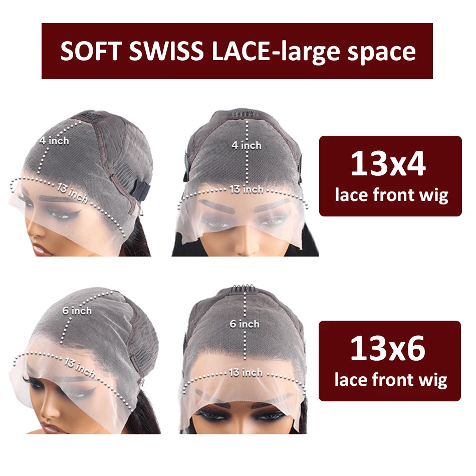 13X4 Chocolate Brown Curly Lace Front Wigs Colored 100% Human Hair Wigs Pre Plucked Deep Wave 13X6 Hd Lace Frontal Brazilian Wig Badiee Stylez