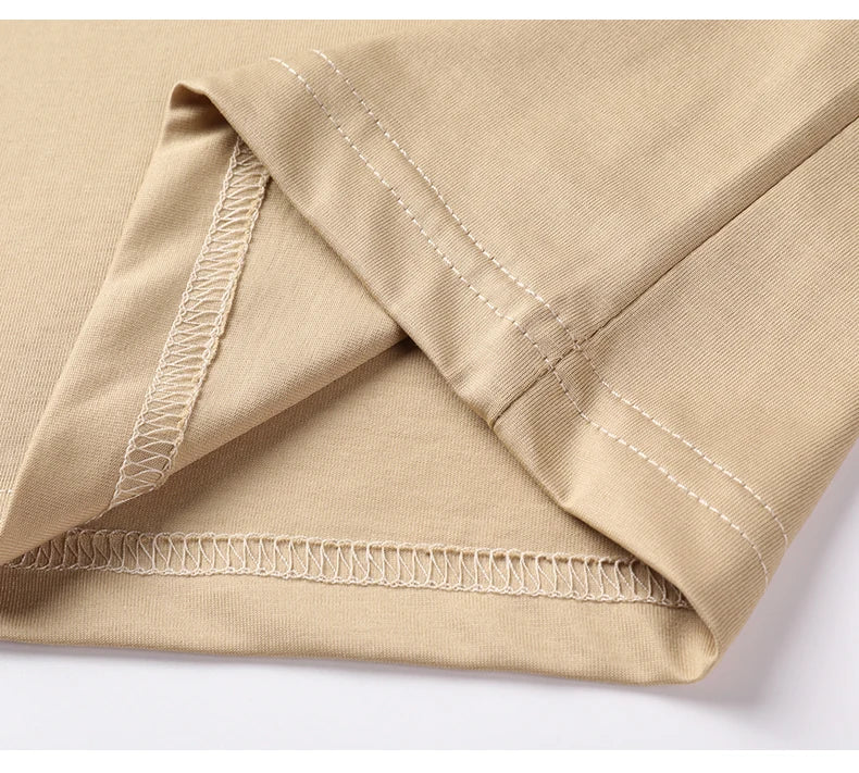 Top Grade 1.7% Mulberry Silk New Brand Tops Round Neck t Shirts For Men 2025 Summer Short Sleeve Casual Fashion Mens Clothing