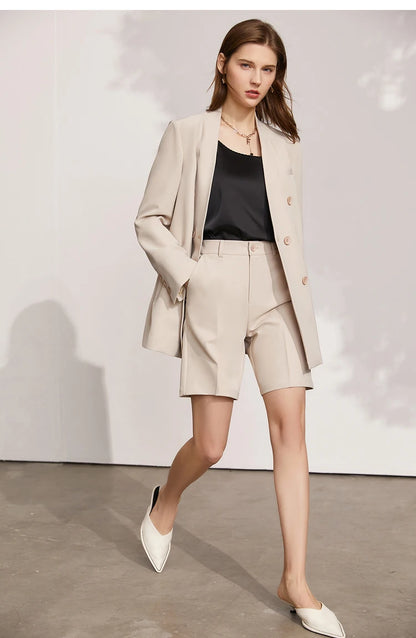 AMII Minimalism Sleeveless Top Women 2024 Summer New Camisole&Vest Office Lady Straight Chiffon Casual Female Clothing 12140330