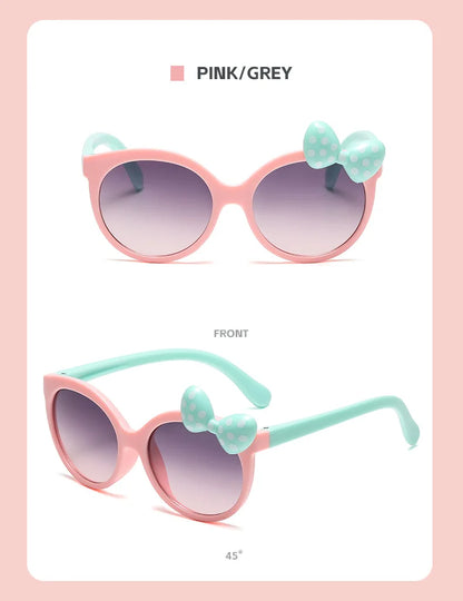 Disney Minnie Mouse Girls Sunglasses Figure Anime Kawaii UV Protection Summer Sunglasses Cute Funny Glasses Toys Birthday Gift