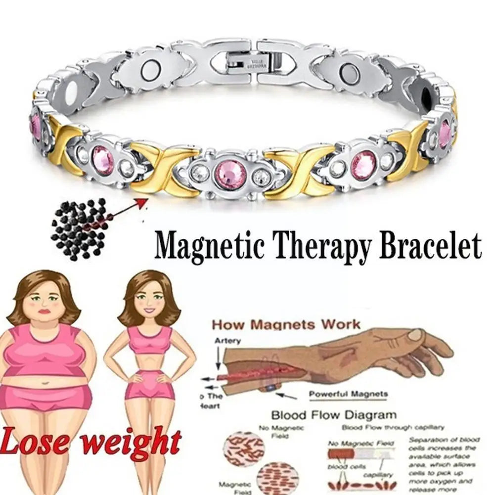 Slimming Energy Magnet Bracelet Men Women Twisted Weight Bracelet Loss Jewelry Sleep Bangle Soothing Therapy Magnetic Healt D2u3 Badiee Stylez
