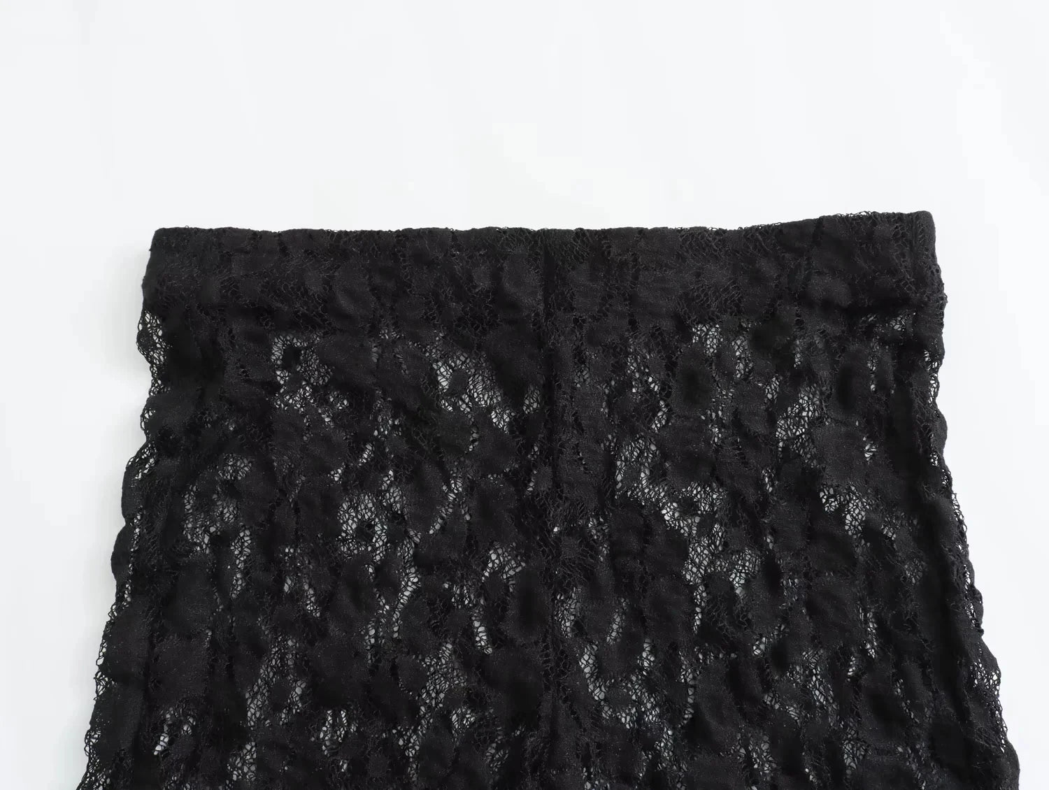 TRAFZA Summer Lace Jumpsuits For Women Fashion New Long Sleeves Hollow Out Slim Onesies Female Chic Wild Women's Bodysuits