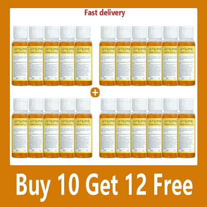 Yellow Peeling Oil Body Cleansing Exfoliation For Tender Glowing Skin Finger Joint Whitening Moisturizing Care Beauty Products 22 pcs