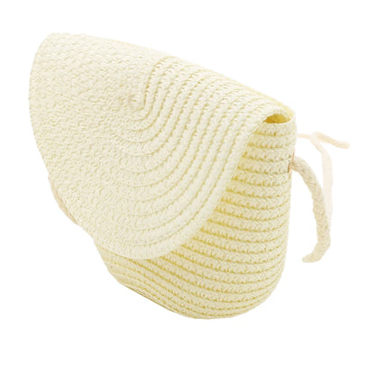 Flip children's Bag Cute Grass Woven Handbag Little Girl Crossbody Fashion Cute Zero Wallet Summer Beach Shoulder Bags