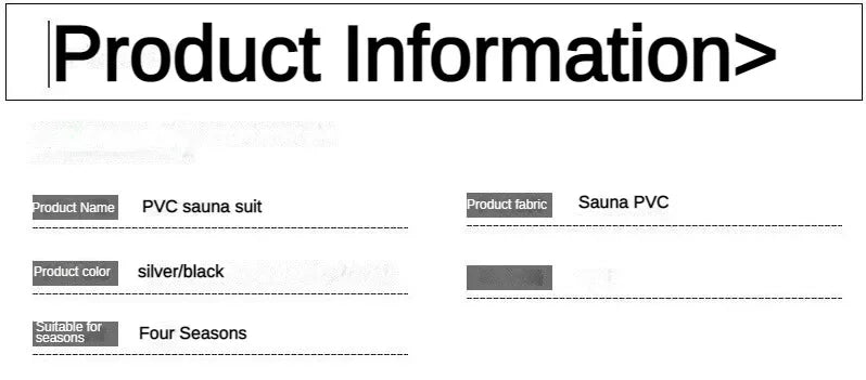 Heavy Duty Fitness Weight Loss Sweat Sauna Suit Exercise Gym Anti-Rip Badiee Stylez