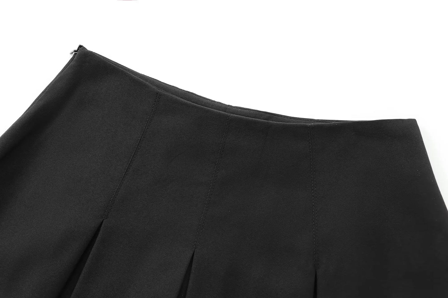 Women Pleats Short Skirts 2024 New Fashion Women Shorts Skirt Woman Mid-Waist Mini Skirts Casual Summer Skort