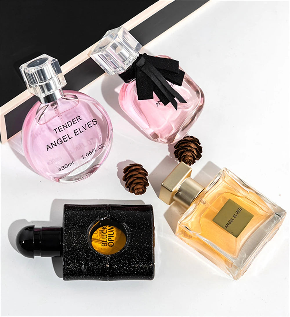 High Quality Perfume Women 120ml Perfumes Feminino Gift Box 4Pcs Set Parfum Femme Lasting Fragrance Floral Fruity Scent Spray Badiee Stylez
